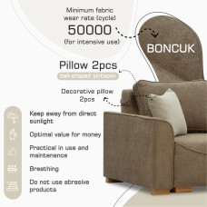 sofa HOBEL BELONA 2 F/R LIGHT BROWN BONCUK 7 (5)