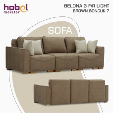 sofa HOBEL BELONA 3 F/R LIGHT BROWN BONCUK 7 (7)