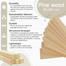 sofa HOBEL BIG-BEN BEIGE LEONARDO 03/ DARK BROWN LEONARDO 06 R (2)