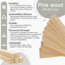 sofa HOBEL BIG-BEN CAPPUCCINO JAGUAR 6/ CREAM JAGUAR 3 L (2)