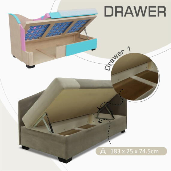 დივანი HOBEL BIG-BEN CAPPUCCINO VIVALDI 5/ LIGHT CAPPUCCINO VIVALDI 4 R(1)