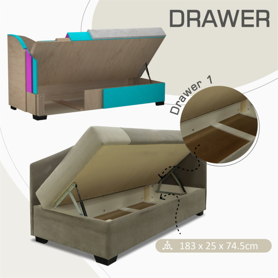 დივანი HOBEL BIG-BEN CAPPUCCINO VIVALDI 5/ LIGHT CAPPUCCINO VIVALDI 4 R(1)