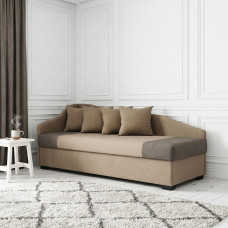 диван HOBEL BIG-BEN F/R LIGHT BROWN SCANDI 4 / BROWN SCANDI 6 L (2)