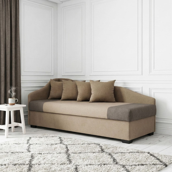 დივანი HOBEL BIG-BEN F/R LIGHT BROWN SCANDI 4 / BROWN SCANDI 6 L (2)