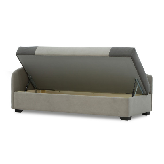 диван HOBEL BIG-BEN GREY LEONARDO 14/ DARK GREY LEONARDO 15 L (2)