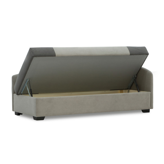 დივანი HOBEL BIG-BEN GREY LEONARDO 14/ DARK GREY LEONARDO 15 R (2)