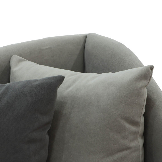დივანი HOBEL BIG-BEN GREY LEONARDO 14/ DARK GREY LEONARDO 15 R (2)