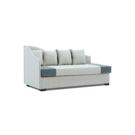 დივანი HOBEL BIG-BEN LIGHT GREY VIVALDI 6/ DARK GREY VIVALDI 8 L(2)