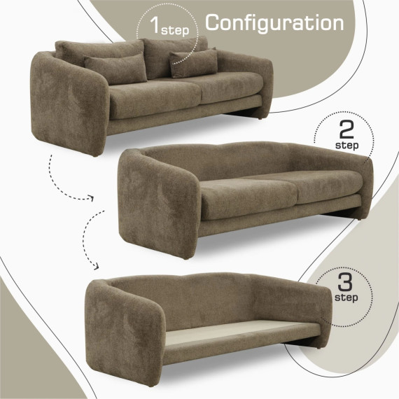 გარნიტური HOBEL CHILI 3+1+1 BROWN BEATTO 1012 (3)