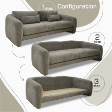 გარნიტური HOBEL CHILI 3+1+1 GREY BEATTO 1036 (3)