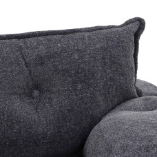 sofa set HOBEL CLARA 3+1+1 F/R DARK GREY BEATTO 1078 (3)