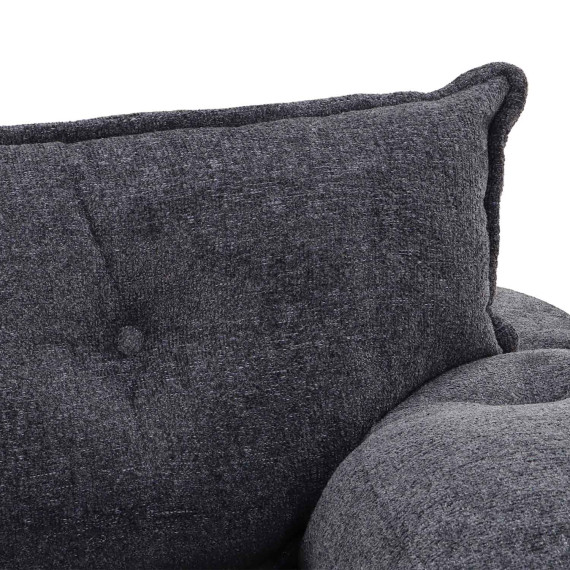 გარნიტური HOBEL CLARA 3+1+1 F/R DARK GREY BEATTO 1078 (3)