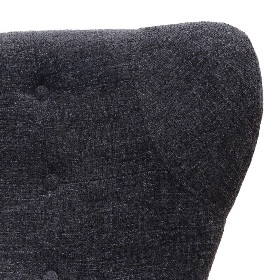 გარნიტური HOBEL CLARA 3+1+1 F/R DARK GREY BEATTO 1078 (3)