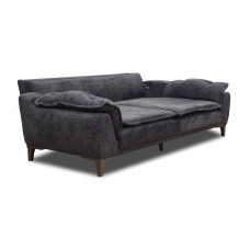 sofa set HOBEL CLARA 3+1+1 F/R DARK GREY BEATTO 1078 (3)