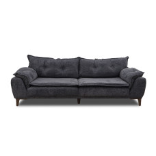 sofa set HOBEL CLARA 3+1+1 F/R DARK GREY BEATTO 1078 (3)