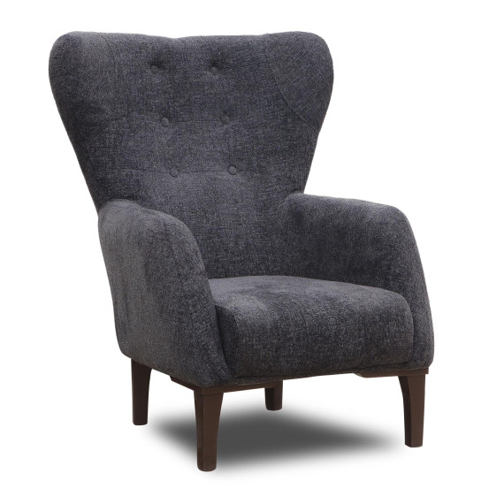 გარნიტური HOBEL CLARA 3+1+1 F/R DARK GREY BEATTO 1078 (3)