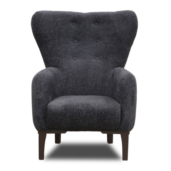 გარნიტური HOBEL CLARA 3+1+1 F/R DARK GREY BEATTO 1078 (3)