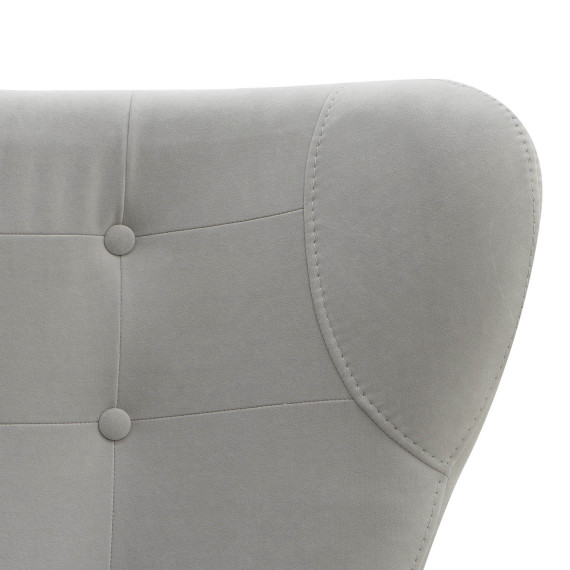 გარნიტური HOBEL CLARA 3+1+1 F/R LIGHT GREY LEONARDO 13 (3)