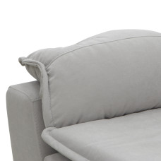 гарнитур HOBEL CLARA 3+1+1 F/R LIGHT GREY LEONARDO 13 (3)