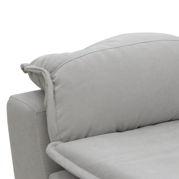 გარნიტური HOBEL CLARA 3+1+1 F/R LIGHT GREY LEONARDO 13 (3)