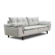 გარნიტური HOBEL CLARA 3+1+1 F/R LIGHT GREY LEONARDO 13 (3)