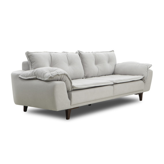 გარნიტური HOBEL CLARA 3+1+1 F/R LIGHT GREY LEONARDO 13 (3)