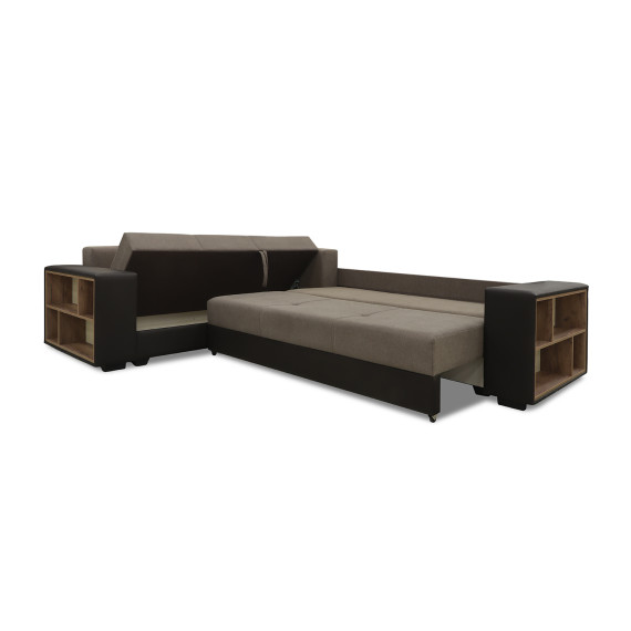 დივანი HOBEL CORNER BAR BROWN 3673/ BROWN SCANDI 6 L (6)