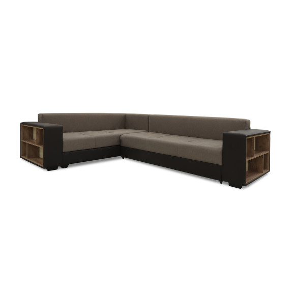 დივანი HOBEL CORNER BAR BROWN 3673/ BROWN SCANDI 6 L (6)