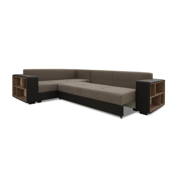 დივანი HOBEL CORNER BAR BROWN 3673/ BROWN SCANDI 6 L (6)