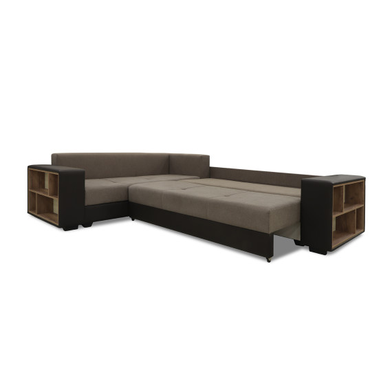 დივანი HOBEL CORNER BAR BROWN 3673/ BROWN SCANDI 6 L (6)