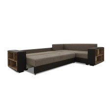 sofa HOBEL CORNER BAR BROWN 3673/ BROWN SCANDI 6 R (6)