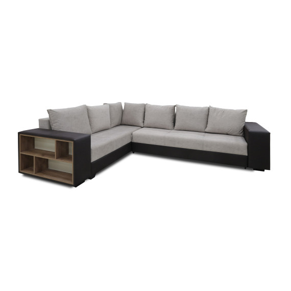 დივანი HOBEL CORNER BAR F/P BROWN 3673/ CREAM JAGUAR 3 L (6)