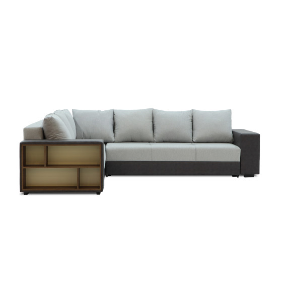 sofa HOBEL CORNER BAR F/P DARK GREY 8410/ LIGHT GREY SCANDI 17 L (6)