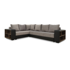 диван HOBEL CORNER BAR F/P K090 BLACK 4503/ CAPPUCCINO JAGUAR 6 L (6)