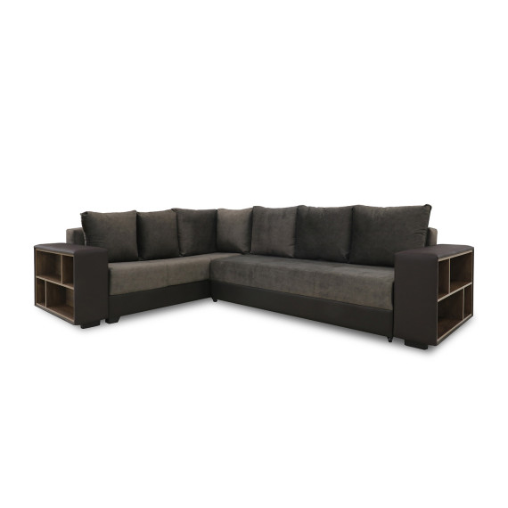 დივანი HOBEL CORNER BAR F/P K090 COFFEE V460/ DARK BROWN JAGUAR 18 L (6)