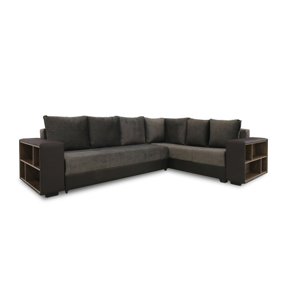 დივანი HOBEL CORNER BAR F/P K090 COFFEE V460/ DARK BROWN JAGUAR 18 R (6)