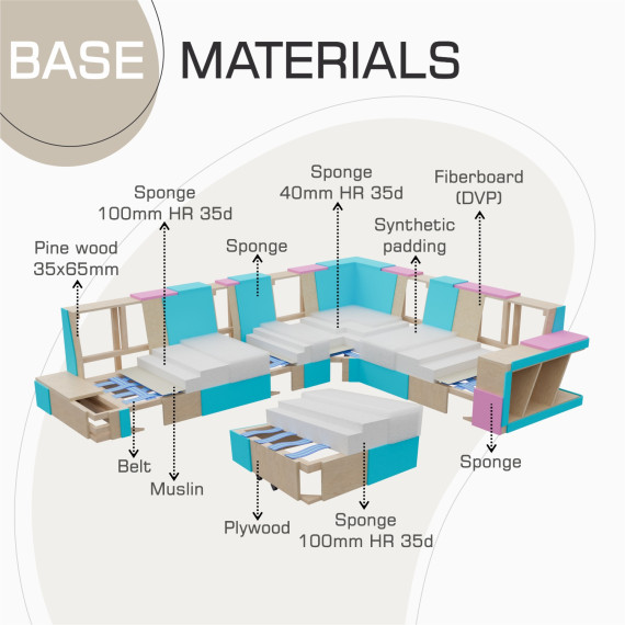 დივანი HOBEL CORNER CORONA BEIGE V341/BEIGE BONCUK 1 R (10)