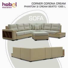 диван HOBEL CORNER CORONA CREAM PHANTOM 3/ CREAM BEATTO 1065 L (7)