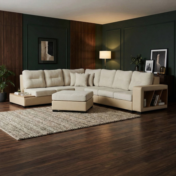 диван HOBEL CORNER CORONA CREAM PHANTOM 3/ CREAM BEATTO 1065 L (7)