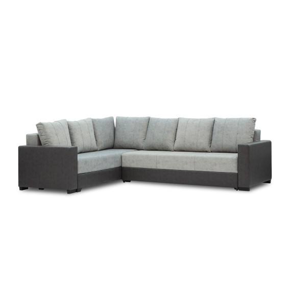 დივანი HOBEL CORNER ERICA F/P DARK GREY 8410/ LIGHT GREY JAGUAR 4 L(6)