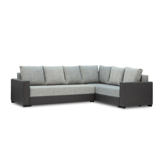 დივანი HOBEL CORNER ERICA F/P DARK GREY 8410/ LIGHT GREY JAGUAR 4 R (6)