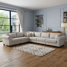 диван HOBEL CORNER EVA F/R CREAM BEATTO 1066/ BENORRY 1002 (7)