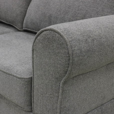 sofa HOBEL CORNER EVA LIGHT GREY BEATTO 1067/ DARK BLUE TOUCH 799 (6)