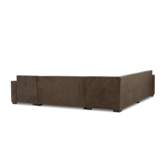 sofa HOBEL CORNER JASMIN F/R BROWN BELLA 6 / GONZA 1009/ BENORRY 1002 L (7)