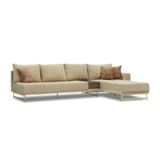 sofa HOBEL CORNER KARAT CREAM BONCUK 6/ ONTARIO BAND JAFFA ORANGE R (2)