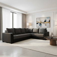 диван HOBEL CORNER KATRIN F/P BLACK 4503/DARK GREY SCANDI 22 R (6)