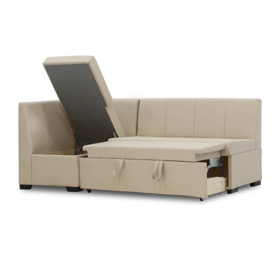 დივანი HOBEL CORNER KITCHEN PLUS CAPUCHINO N4072 L (3)