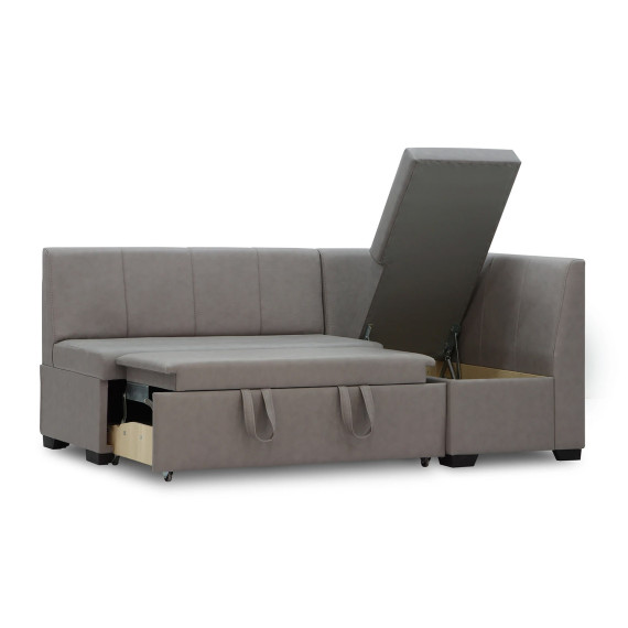 დივანი HOBEL CORNER KITCHEN PLUS GRAY 8409 R (3)