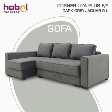 диван HOBEL CORNER LIZA PLUS F/P DARK GREY JAGUAR 9 L (5)