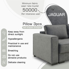 диван HOBEL CORNER LIZA PLUS F/P DARK GREY JAGUAR 9 L (5)